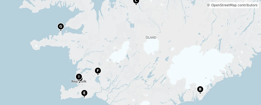 Map of Islandia