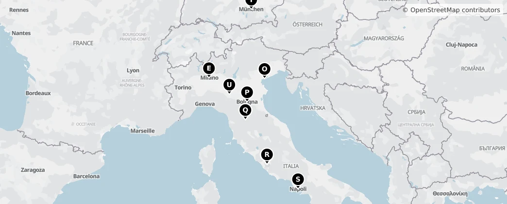 Map of Italia