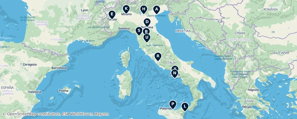 Map of Italia