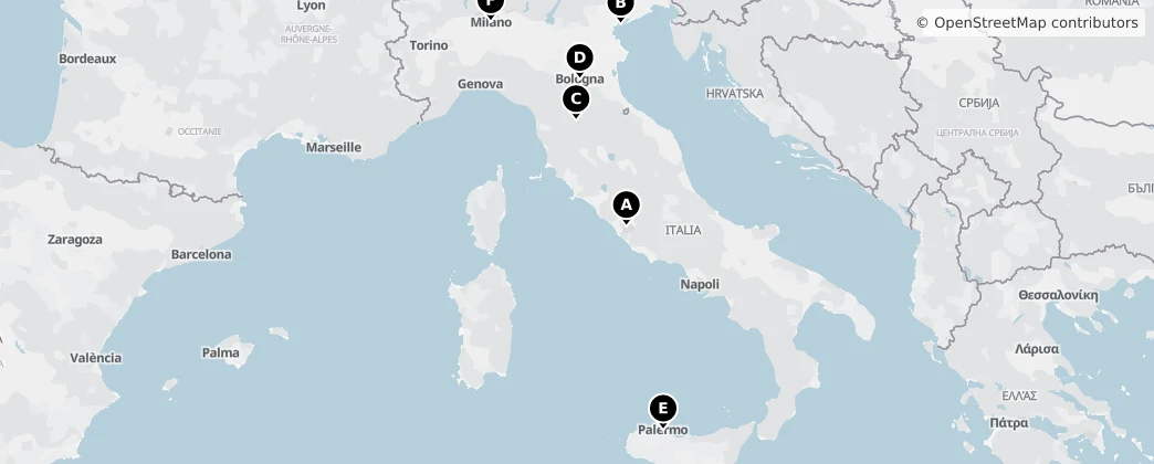 Map of Italia