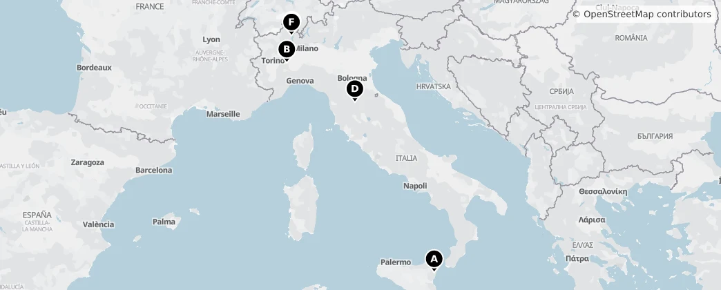 Map of Italia