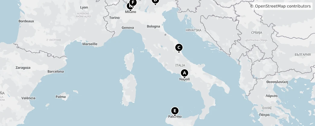 Map of Italia