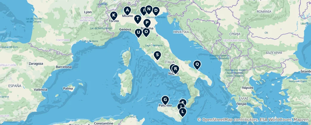 Map of Italia
