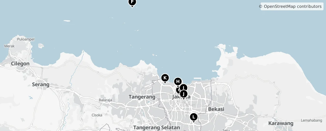 Map of Yakarta