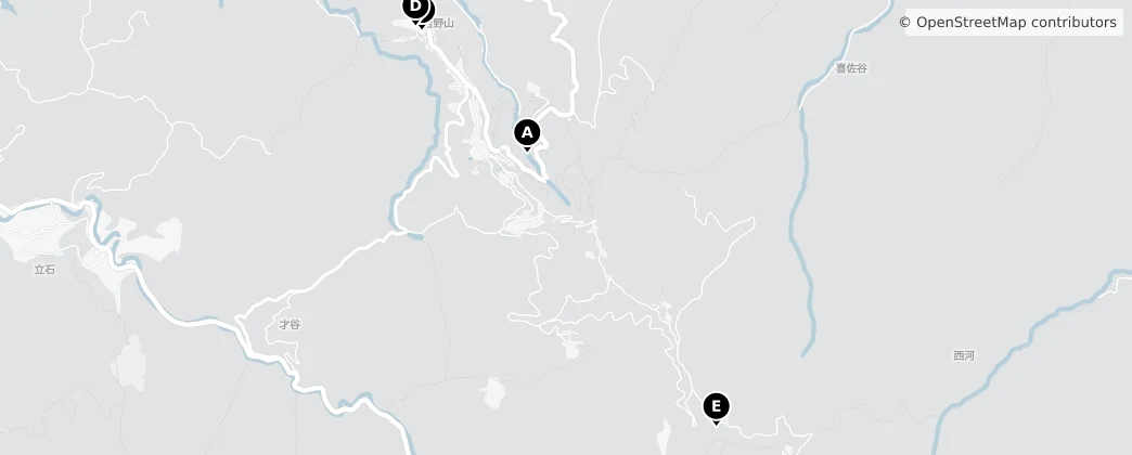 Map of Yoshino