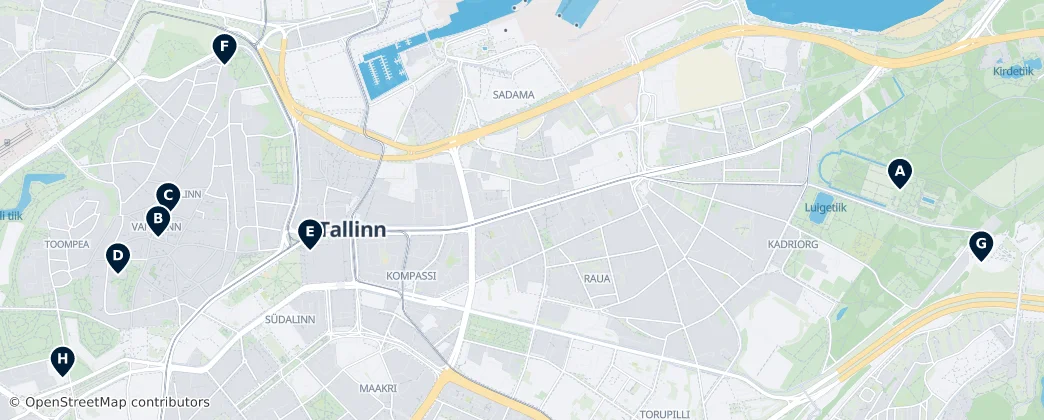 Map of Kesklinn