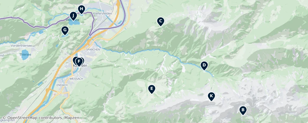 Map of Kufstein