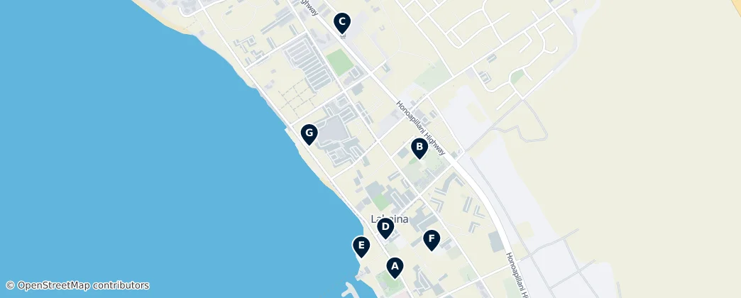 Map of Lahaina