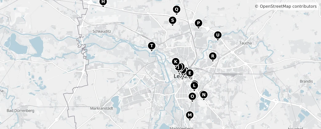 Map of Leipzig