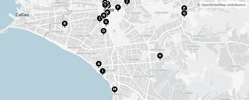 Map of Lima