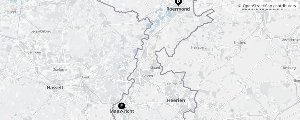 Map of Limburgo