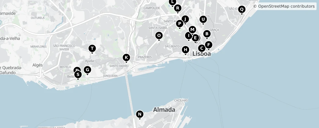 Map of Lisboa
