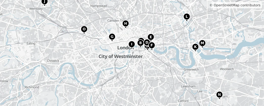Map of Londres