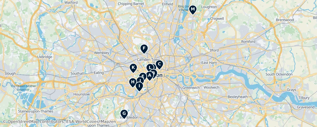Map of Londres