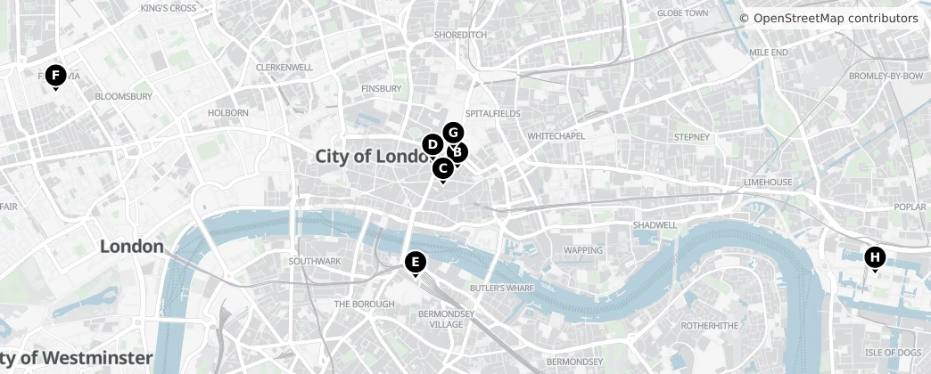 Map of Londres