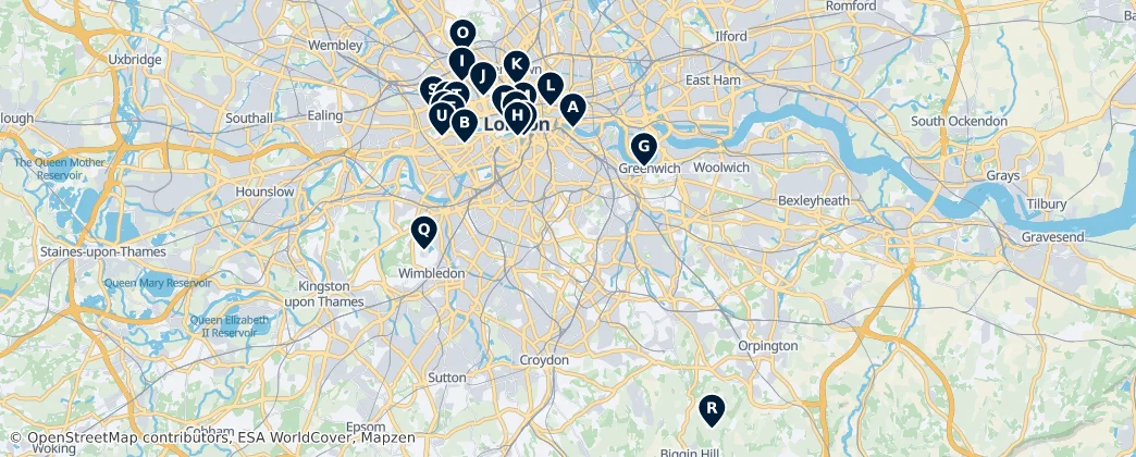 Map of Londres