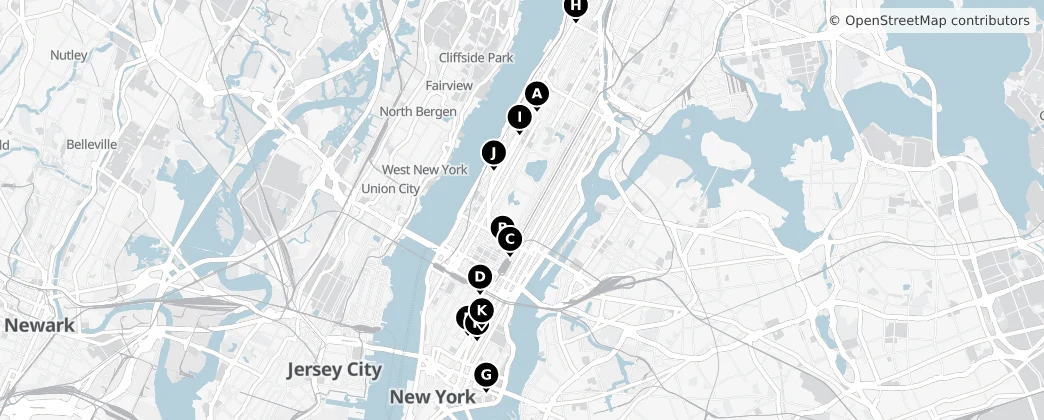 Map of Manhattan