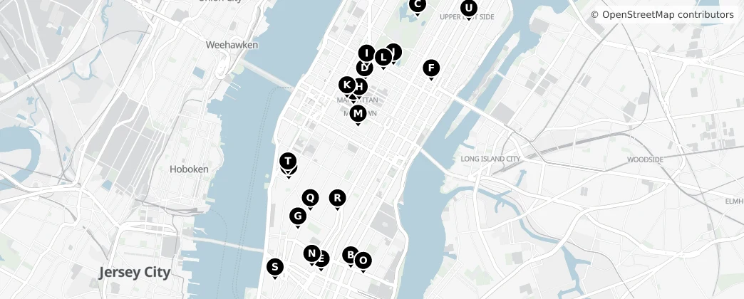 Map of Manhattan