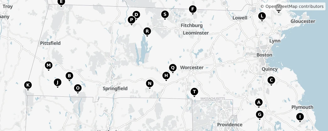 Map of Massachusetts