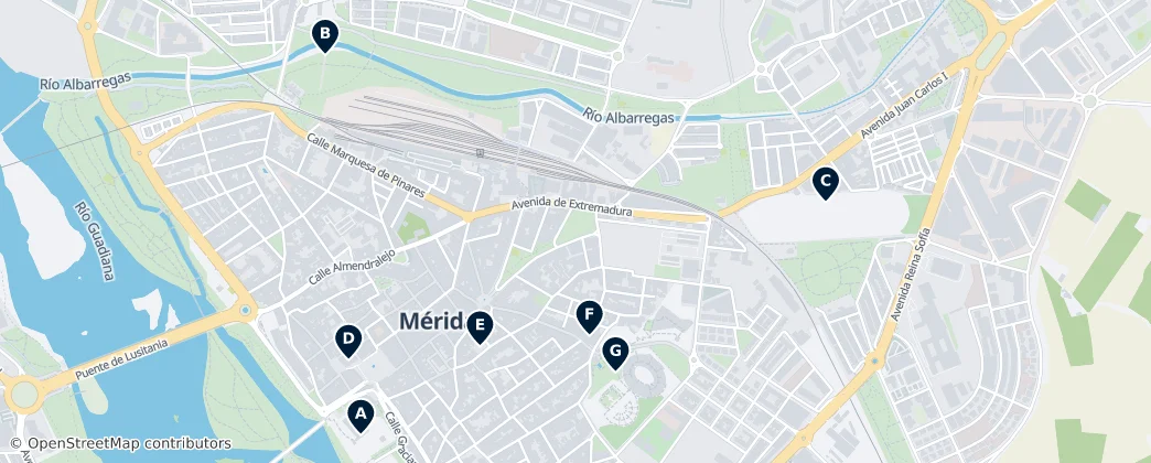 Map of Mérida