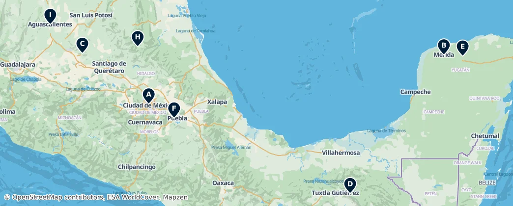 Map of México