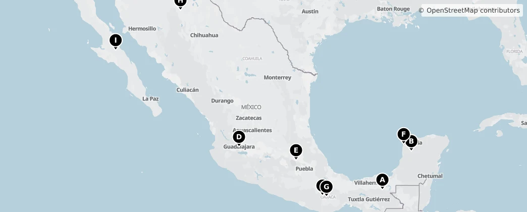 Map of México