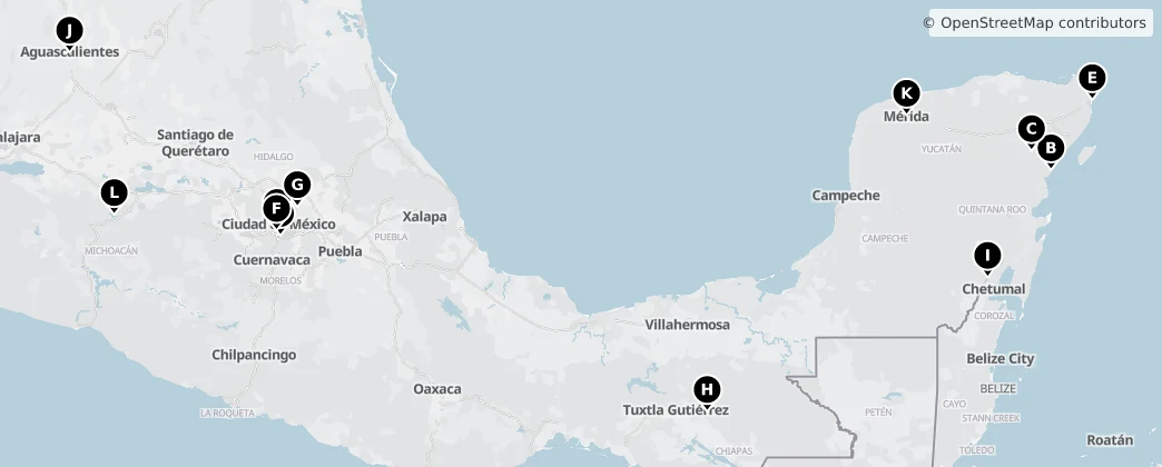 Map of México