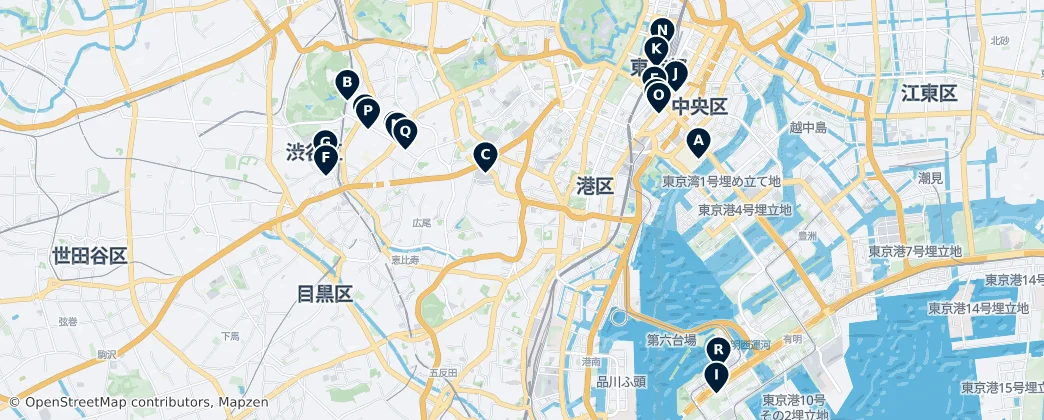 Map of Minato