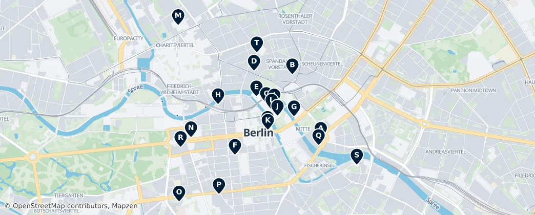 Map of Mitte