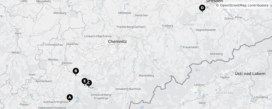 Map of Montes Metálicos