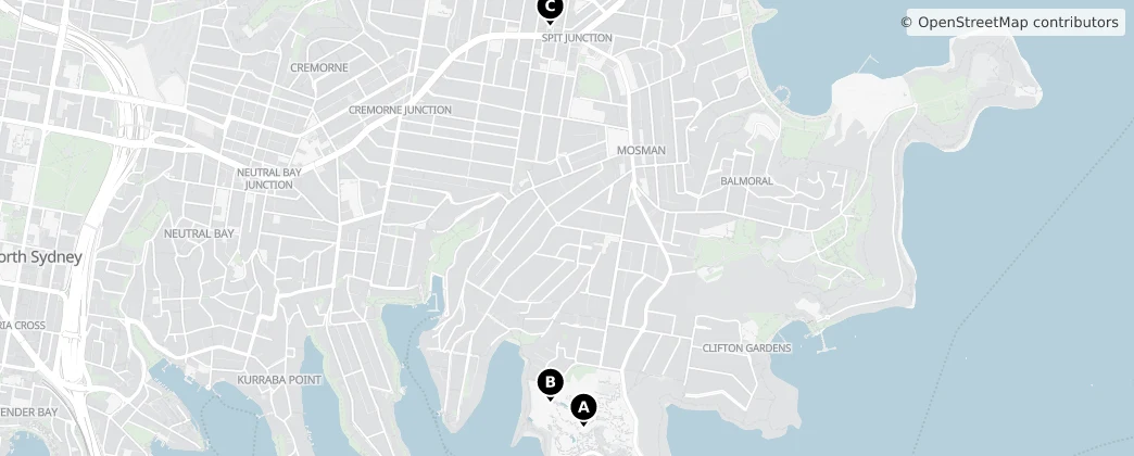 Map of Mosman