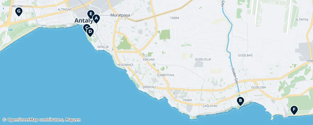 Map of Muratpaşa