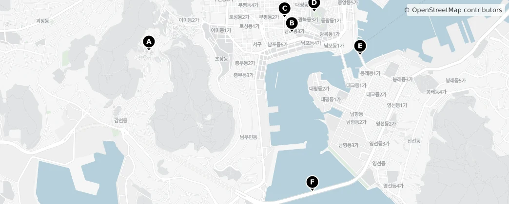Map of Bus Stop