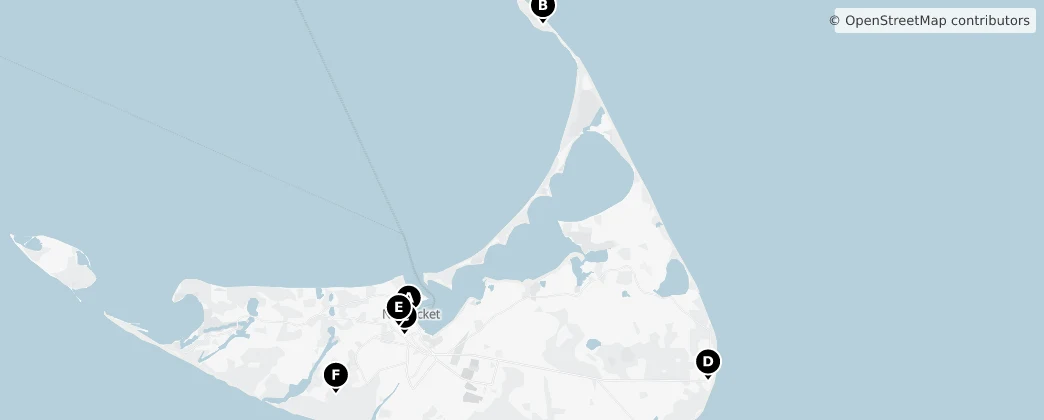 Map of Nantucket