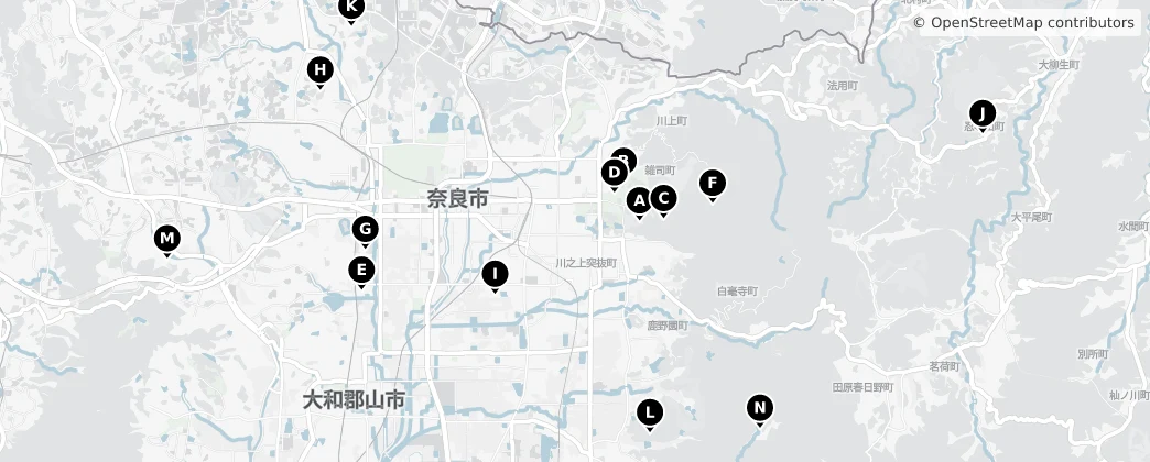 Map of Nara