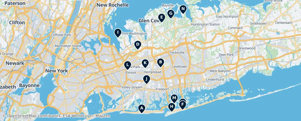 Map of Condado de Nassau