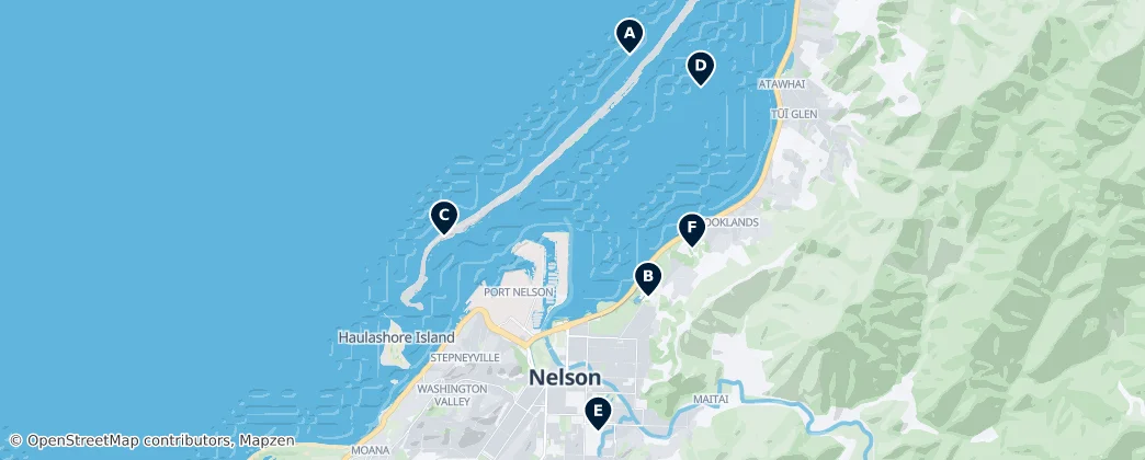Map of Nelson