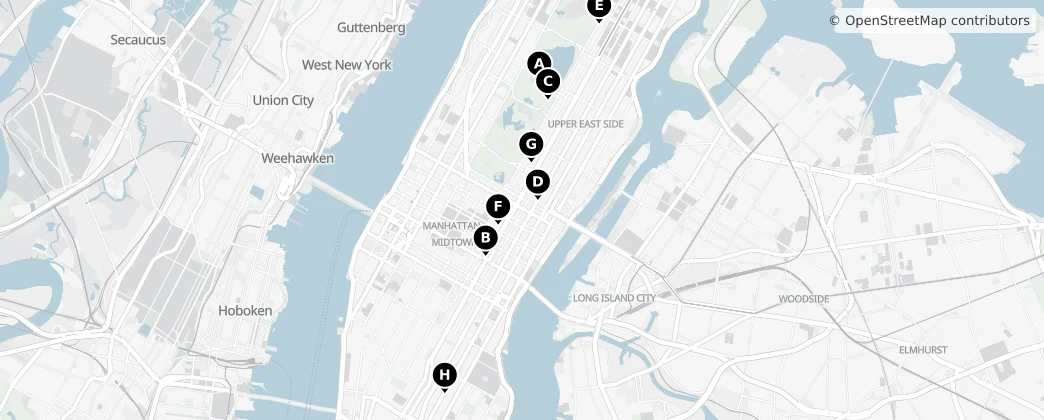 Map of Manhattan
