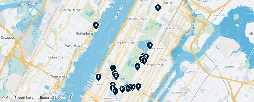 Map of North Bergen
