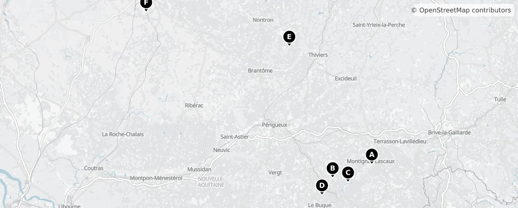 Map of Nueva Aquitania