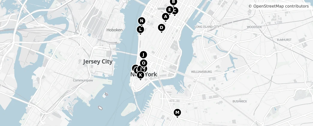 Map of Nueva York