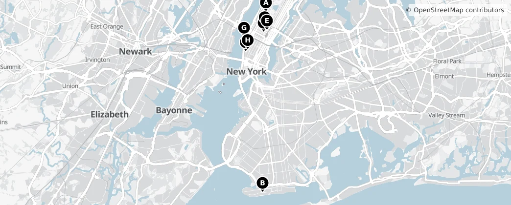 Map of Nueva York