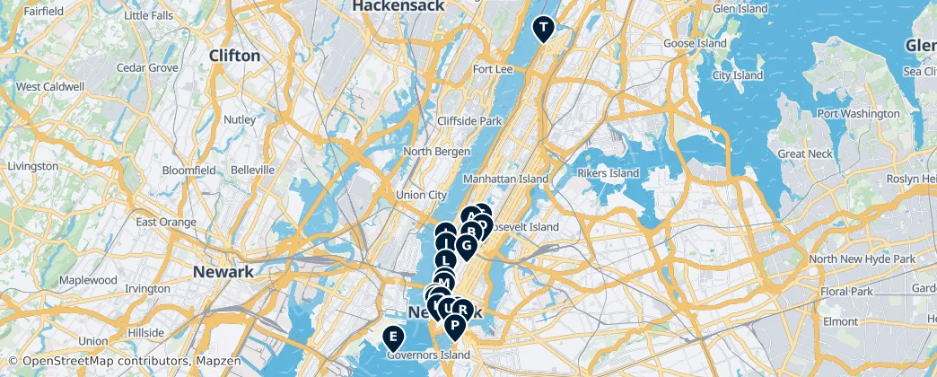 Map of Nueva York