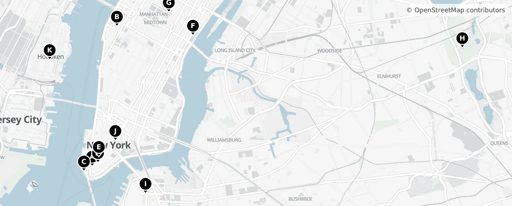 Map of Nueva York