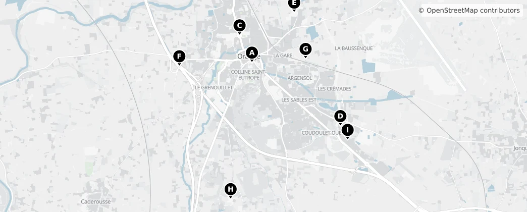 Map of Orange