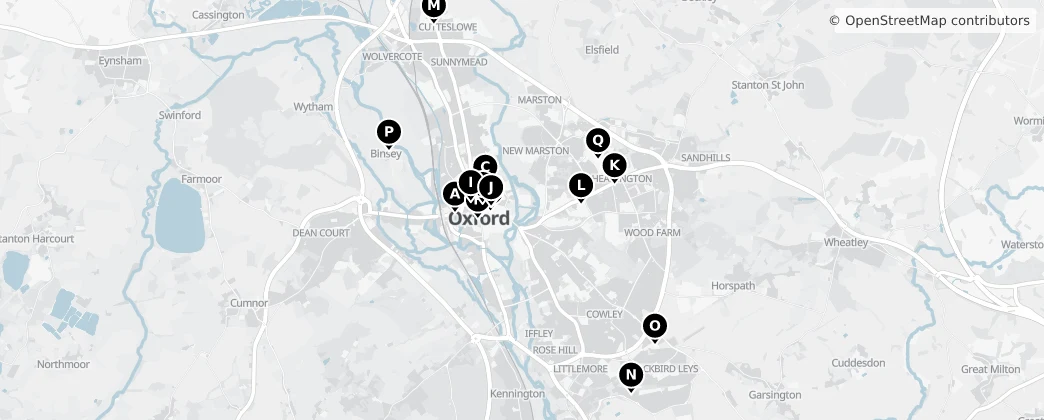 Map of Oxford