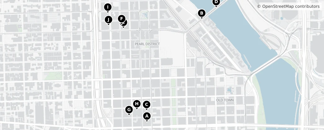 Map of Pearl District