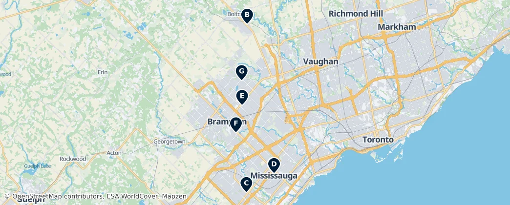 Map of Municipio Regional de Peel