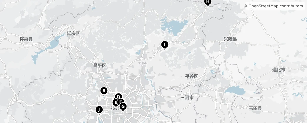 Map of Pekín