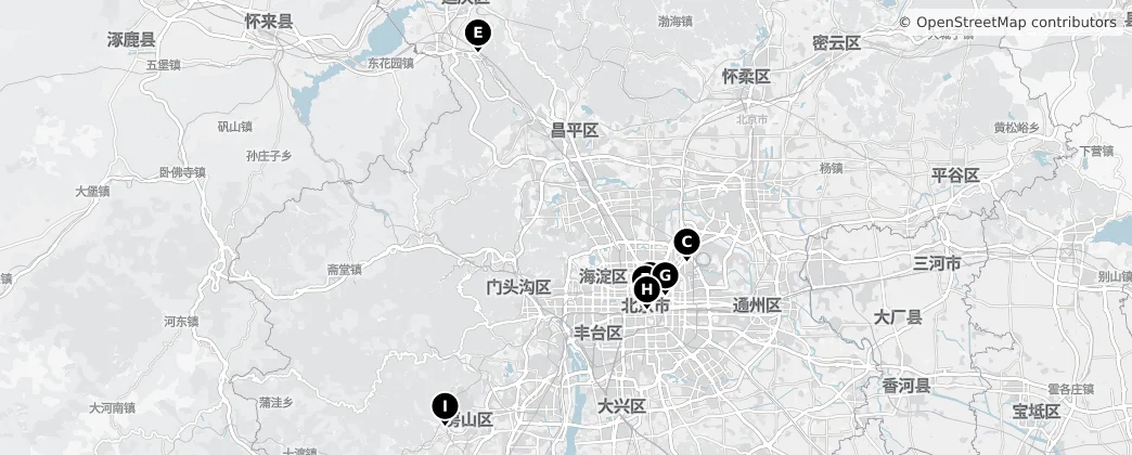 Map of Pekín